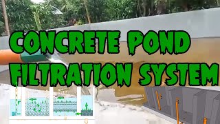 HOW TO ADD FILTRATION SYSTEM  ON CONCRETE POND | FILTRATION SYSTEM DESIGN