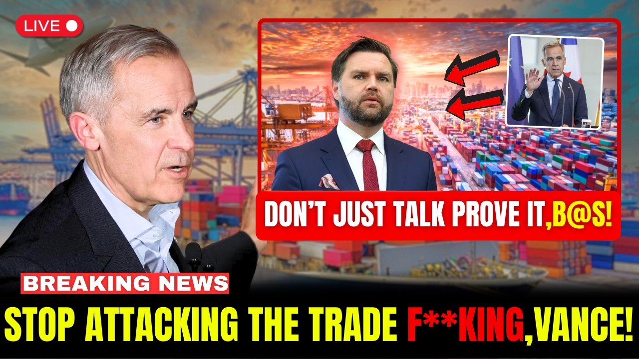 BREAKING: Mark Carney DESTROYS JD Vance’s Anti-Trade Agenda From Berlin Forum Live on TV!