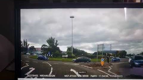 Another normal day on Inshes roundabout,  Inverness 😄