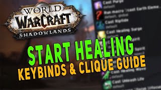 My Healer Keybinds & Macros | Mouseover Healing & Clique Addon Guide - Shadowlands 9.1.5 WoW screenshot 3