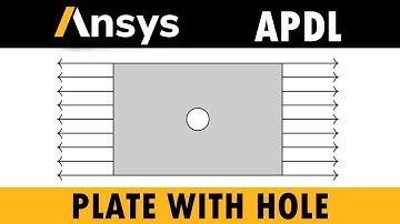 ANSYS Mechanical APDL - Plate With Hole Analysis Tutorial