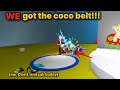 Getting the coconut belt (Bee swarm simulator)