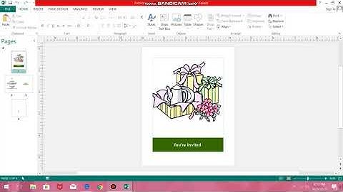 #ecoMaC2019 CSC 134 - Microsoft Publisher
