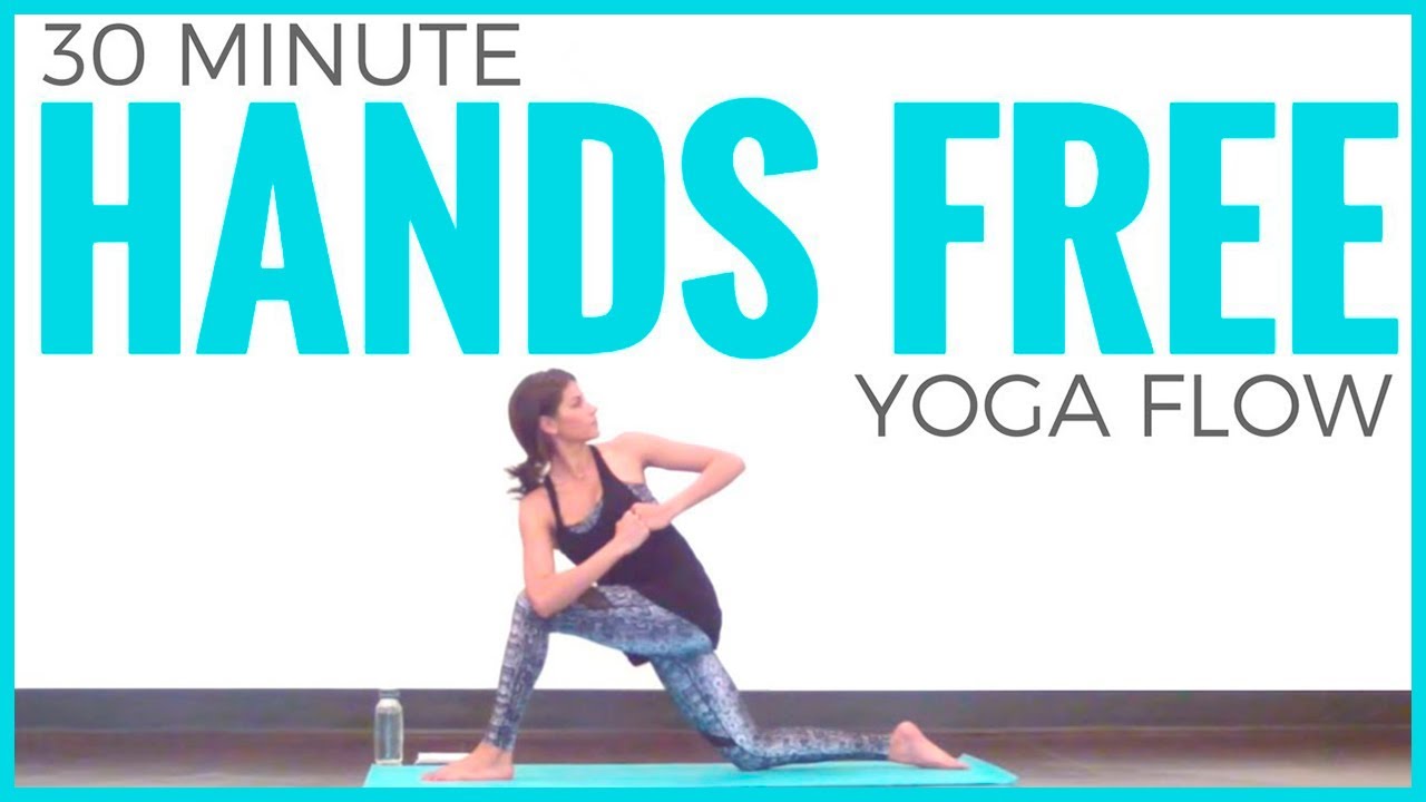 30 minute Hands Free Yoga for Sore Wrists | Sarah Beth Yoga - YouTube