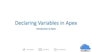 58. Declaring Variables in Apex