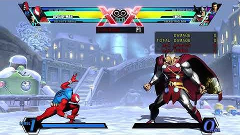 UMVC3 - Spidey/Strange with Doom Rocks for Airborne