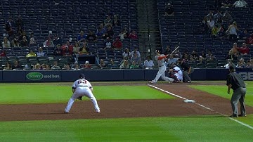 MIA@ATL: Stanton plates a pair with sharp double