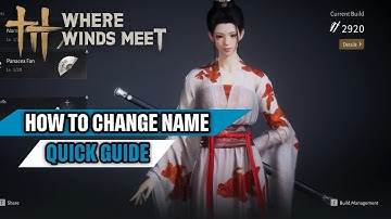 Snelle handleiding voor het veranderen van je naam waar de winden elkaar ontmoeten