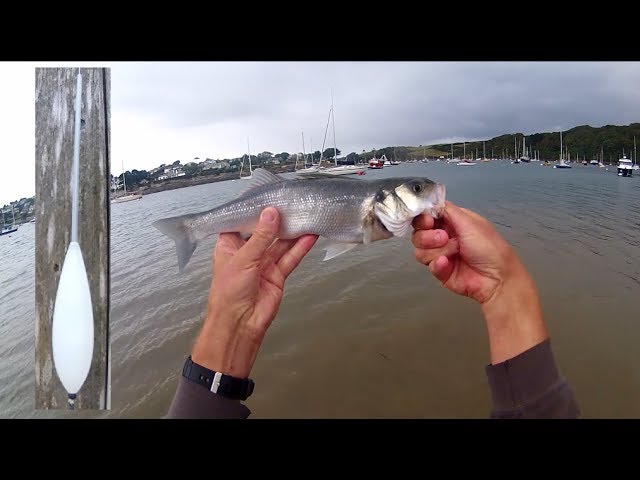 Shore Fishing - BOMBARDA Float Lure Fishing for Sea BASS with FLIES 