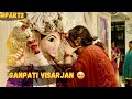 Ganpati visarjan 🥹| This hurt most 💔 | Anjali Arora | Bye Bye Bappa😞 #ganpativisarjan