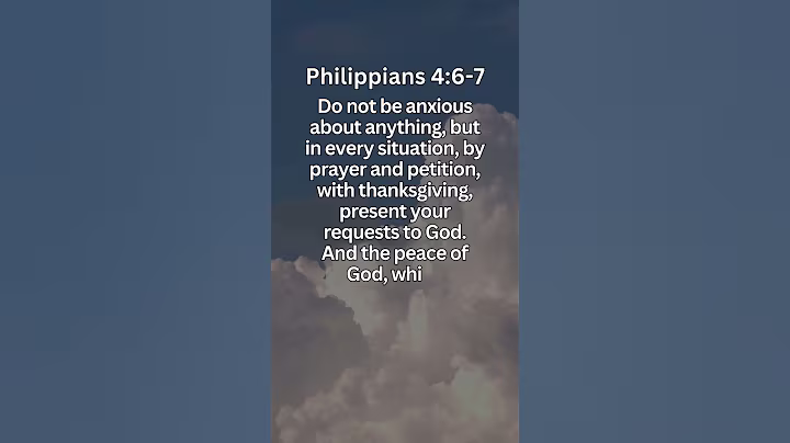 Experiencing God's Peace through Philippians 4:6-7 #godspromises #biblestudy #bibleverse #meditation