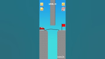 Draw Bridge Game Level 41#viral #tiktok 💥🚄
