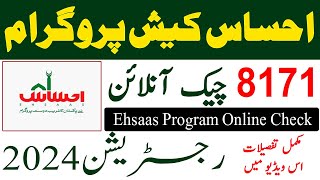 How to Apply for Ehsaas Program through Web Portal 2024 | Ehsaas Program Online Apply | Check 8171 screenshot 5