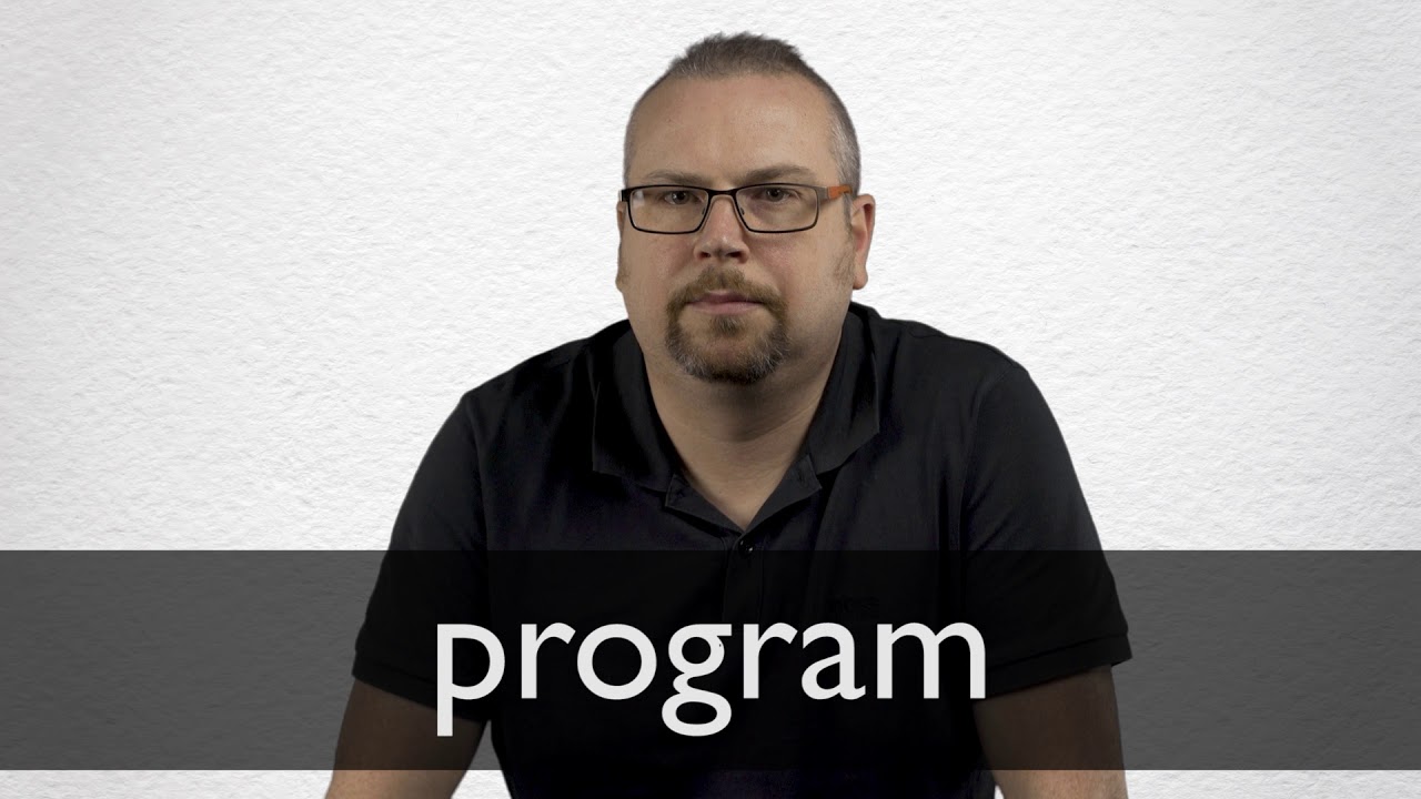 How To Pronounce Program In British English