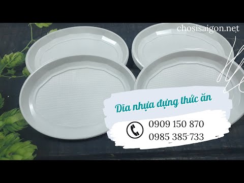 Video Dĩa nhựa (Đĩa nhựa) dùng 1 lần bỏ sỉ giá rẻ - youtube