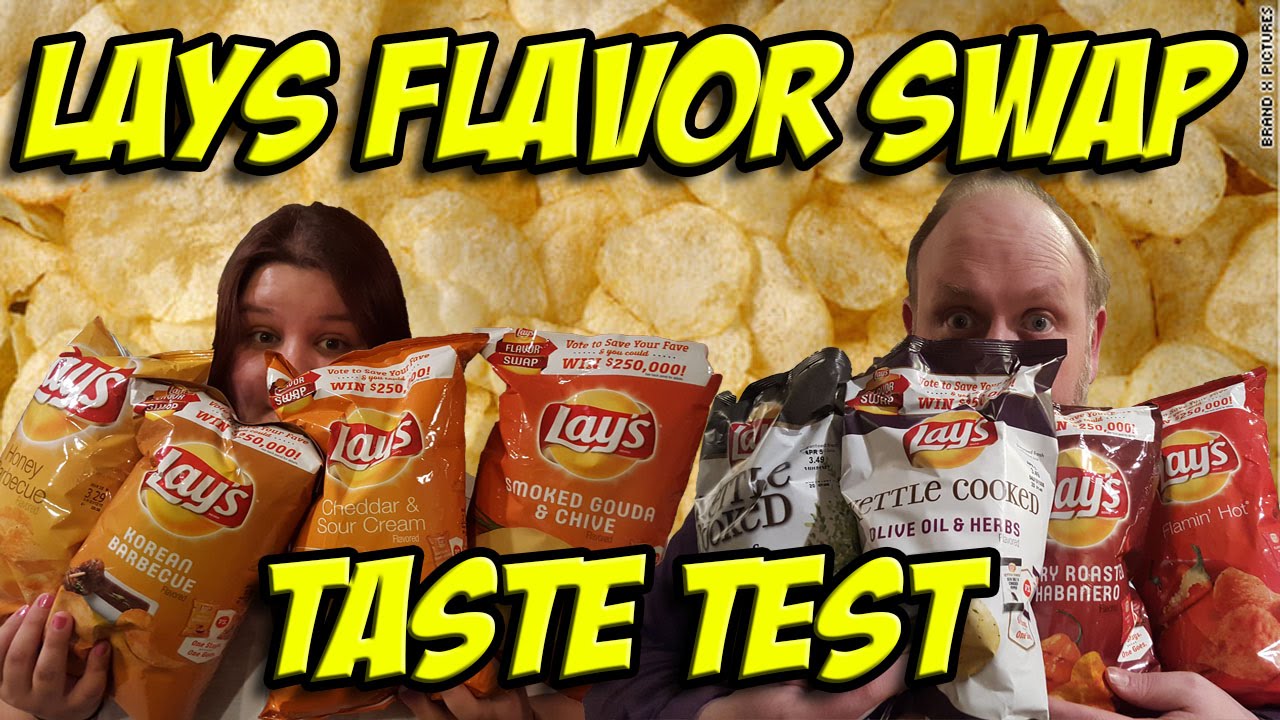 Lays Flavor Swap Taste Test 2016