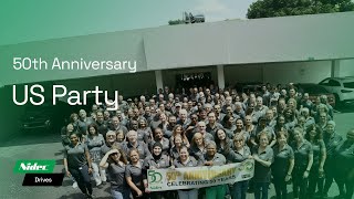 Nidec 50th Anniversary | US Party Celebrations | Control Techniques | Nidec Drives | KB Electronics