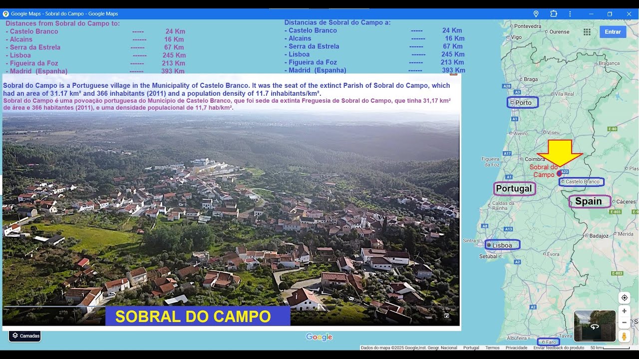 SOBRAL DO CAMPO (Castelo Branco) - The peaceful interior centre in Portugal (O pacífico interior)