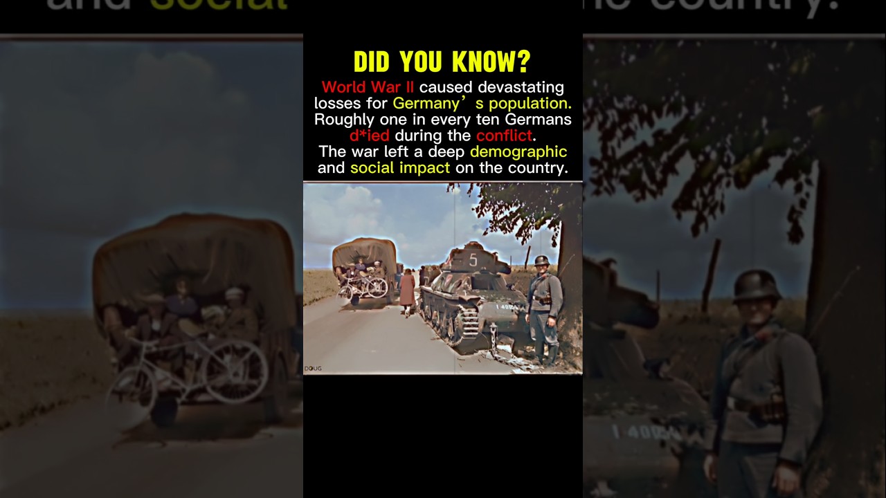 How World War II Reshaped Germany’s Population Forever