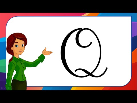 Video Bé học tập đọc và tập viết chữ Q in hoa - Thanh nấm - youtube