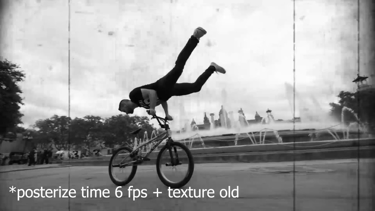 How to make Old Film? Setting Posterize time in Premiere CC 2018