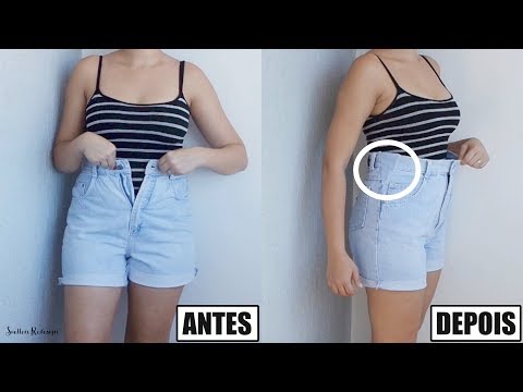 COMO ALARGAR A CINTURA DO SHORTS, SAIA OU CALÇA | SUELLEN REDESIGN