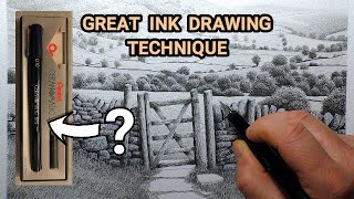 Ink And Graphite The Perfect Drawing Combination + Interesting drawing Pens Information