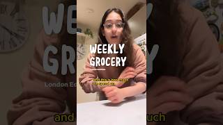 How Much Do I Spend: London Grocery Haul 🇬🇧