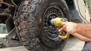 Athlete Statistics HMMWV MTR/s Tire Change on a M1045A2 truck