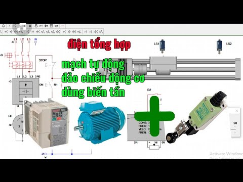 Video điều khiển động cơ chạy thuận nghịch dùng biến tần /... - youtube