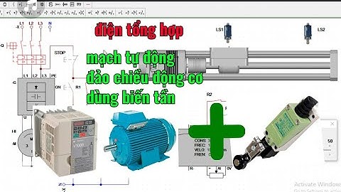 điều khiển động cơ chạy thuận nghịch dùng biến tần / motor reversing circuit using inverter