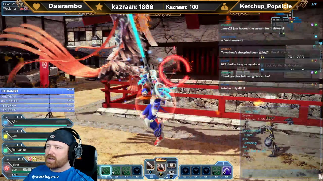 PSO2 Highlight: Daily Missions with the Community on Hunter | Let's Play