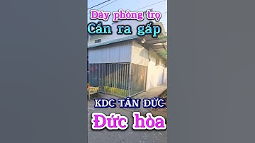 cần bán căn nhà trọ mang dòng tiền ở Đức hòa | giai đoạn 2 kdc tân đức