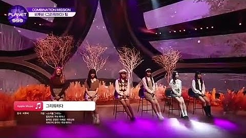 Girls Planet 999 ♬Missing You (그리워하다)♬ #BTOB  Eps 6 - Sub Indo @COMBINATION MISSION #GirlsPlanet999