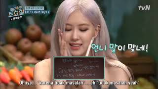 [INDOSUB] Highlight Rosé & Jisoo on Amazing Saturday Ep.129