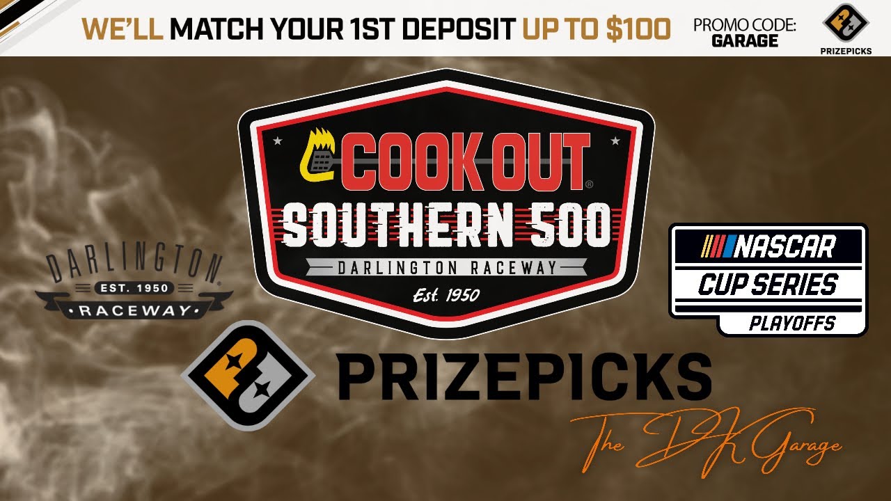 PrizePicks - NASCAR Playoffs | Cookout Southern 500 - Darlington Raceway | The DK Garage