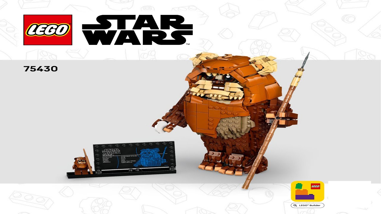 Star Wars - Wicket the Ewok - Episode VI LEGO instructions