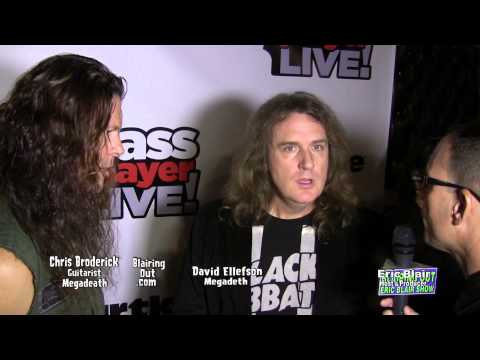 Megadeth's David Ellefson talks w Eric Blair about studying to Be Pastor @ Bass Player Live 2013