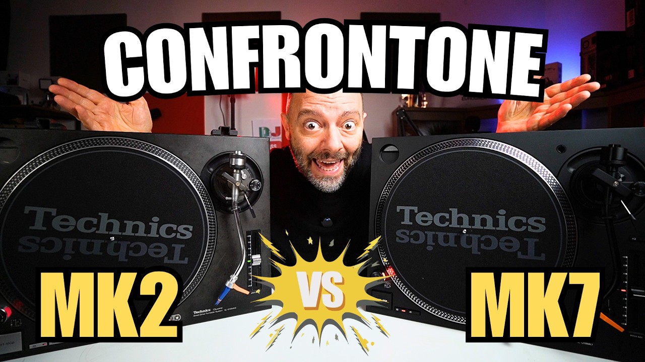 TECHNICS SL1210 MK2 VS SL1210 MK7 | Megaconfrontone, quale sarà  il migliore?