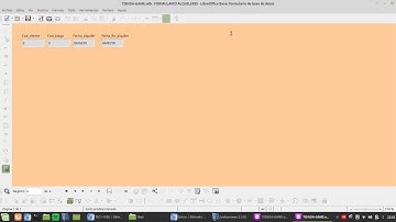 CREAR CONSULTAS CON LIBREOFFICE BASE