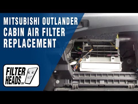 How to Replace Cabin Air Filter 2007 Mitsubishi Outlander