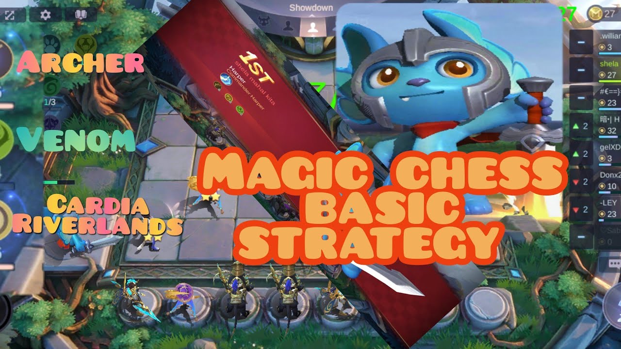 Magic chess best synergy/best synergy/Archer,venom,cardia reverland