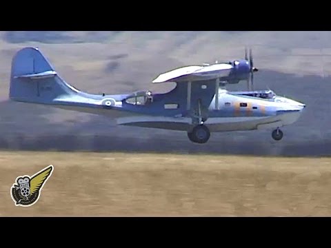 Catalina Pby Flying Boat On Land Water