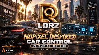 [FREE] NoPixel Inspired Car Control | FiveM Vehicle Control | QB / ESX / QBOX