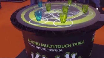 First round multitouch table - eyefactive @ ISE 2015
