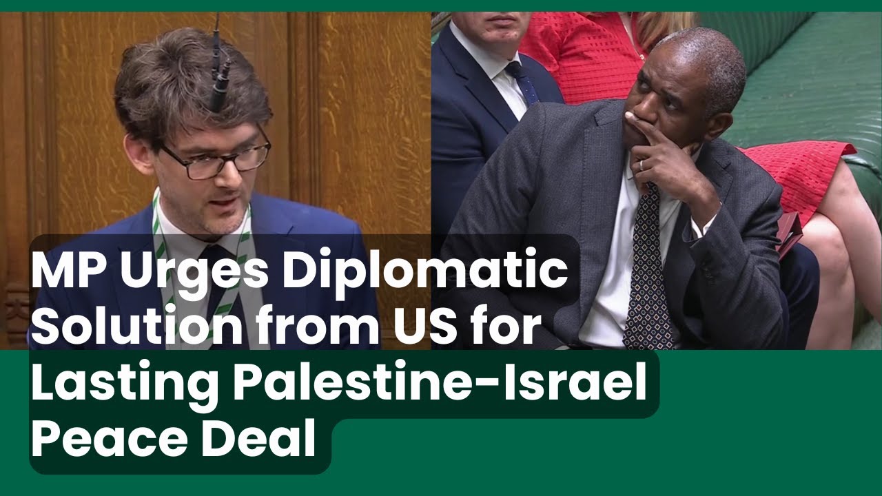 MP Urges Diplomatic Solution from US for Lasting Palestine-Israel Peace Deal