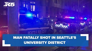 Man shot and killed in Seattle's University District