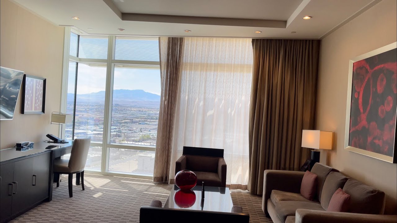 Aria Hotel and Casino Sky Suites Room Tour Las Vegas Nevada