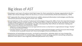 Adaptive Structuration Theory