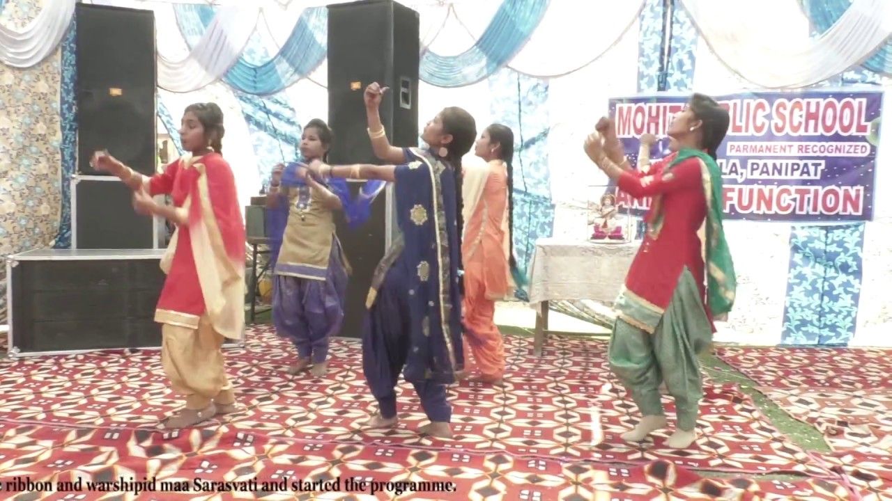 Dance performance on punjabi song gidda full hd  punjabi song mohit public school noorwala